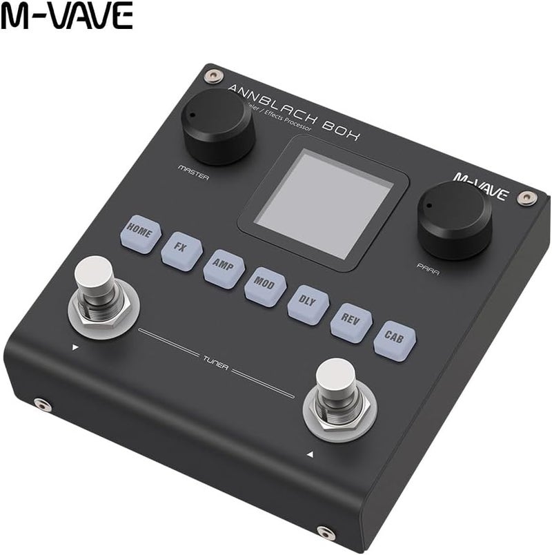 IOppWin ANN Black Box Portable Guitar Bass Multi-Effects Pedal with 80 Editable Presets, 10-Hour Battery, Bluetooth & App Editing – Compact ANN Modeling Audio Interface - Image 4